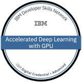 Accelerated Deep Learning with GPU badge image